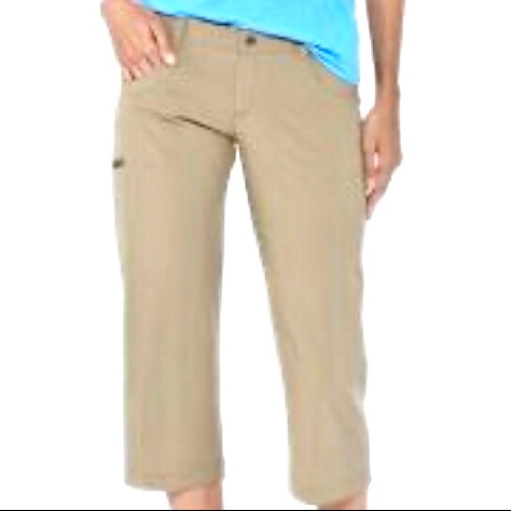 EUC Patagonia Beige Hikin Capris Pants Size 8